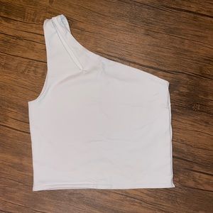 Abercrombie cropped one shoulder top